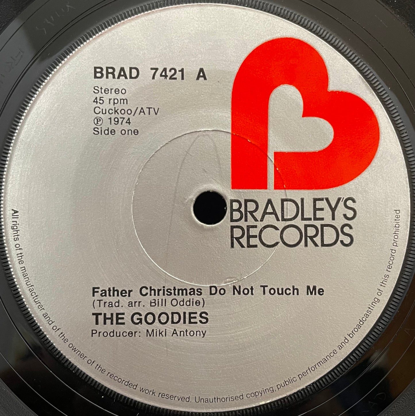 The Goodies – Weihnachtsmann, berühr mich nicht – gebrauchte 7"-Vinyl-Single