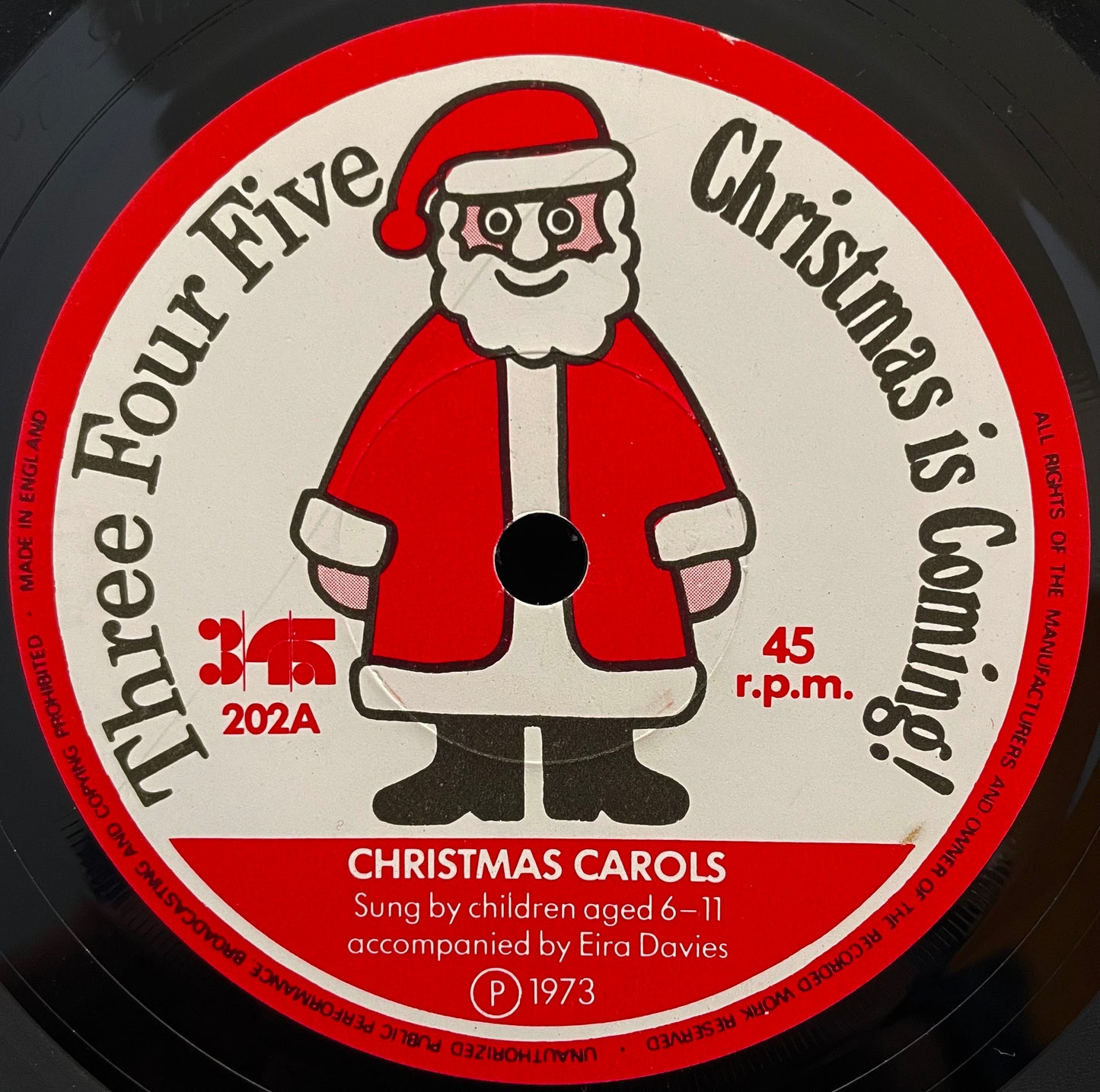 Children Accompanied By Eira Davies – Christmas Is Coming - USED Vinyl 7" Single