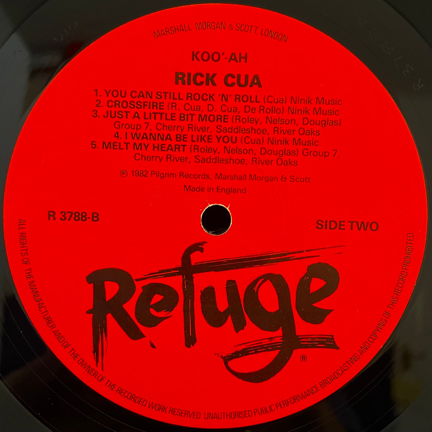 Rick Cua – Koo-Ah – USED Vinyl LP