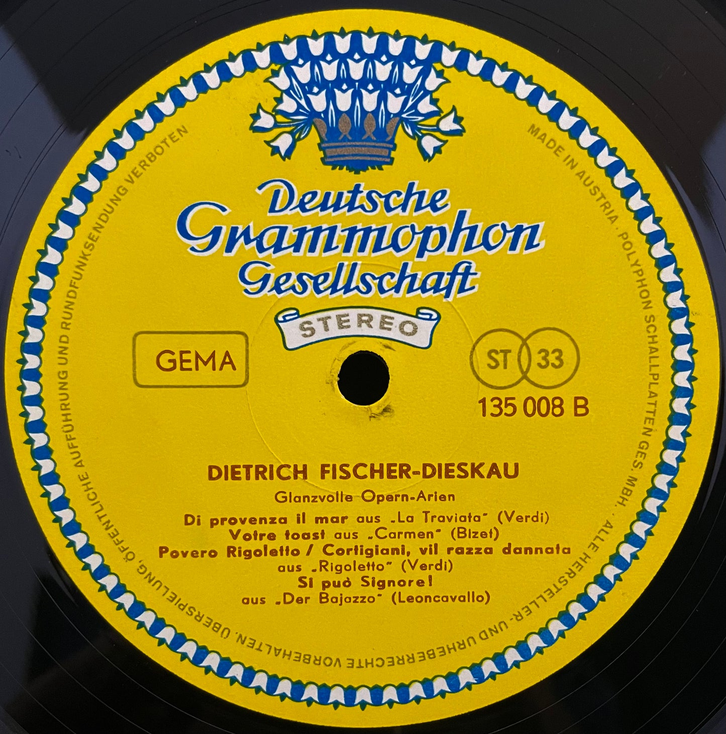 Dietrich Fischer-Dieskau – Famous Opera Arias – USED Vinyl LP