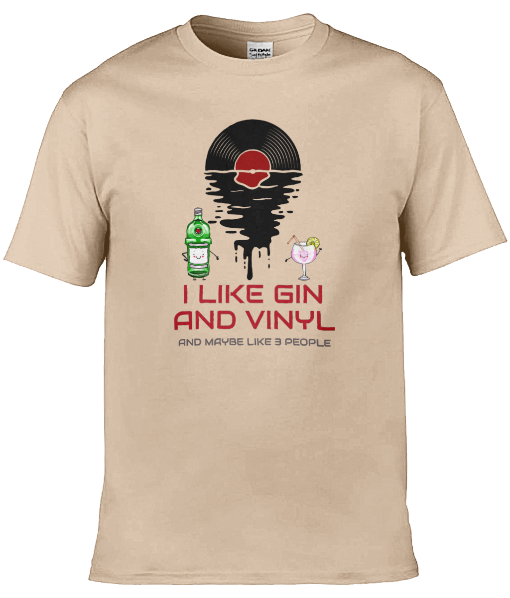 I Like Gin & Vinyl - Gildan Softstyle T-Shirt