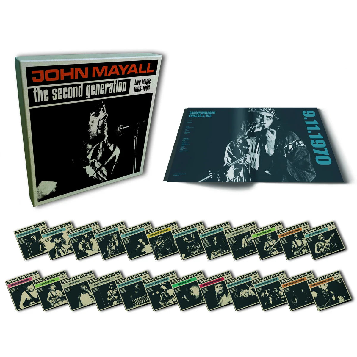 PRESALE - John Mayall - The Second Generation - Live Magic (1968-1993) - 30CD Compact Disc