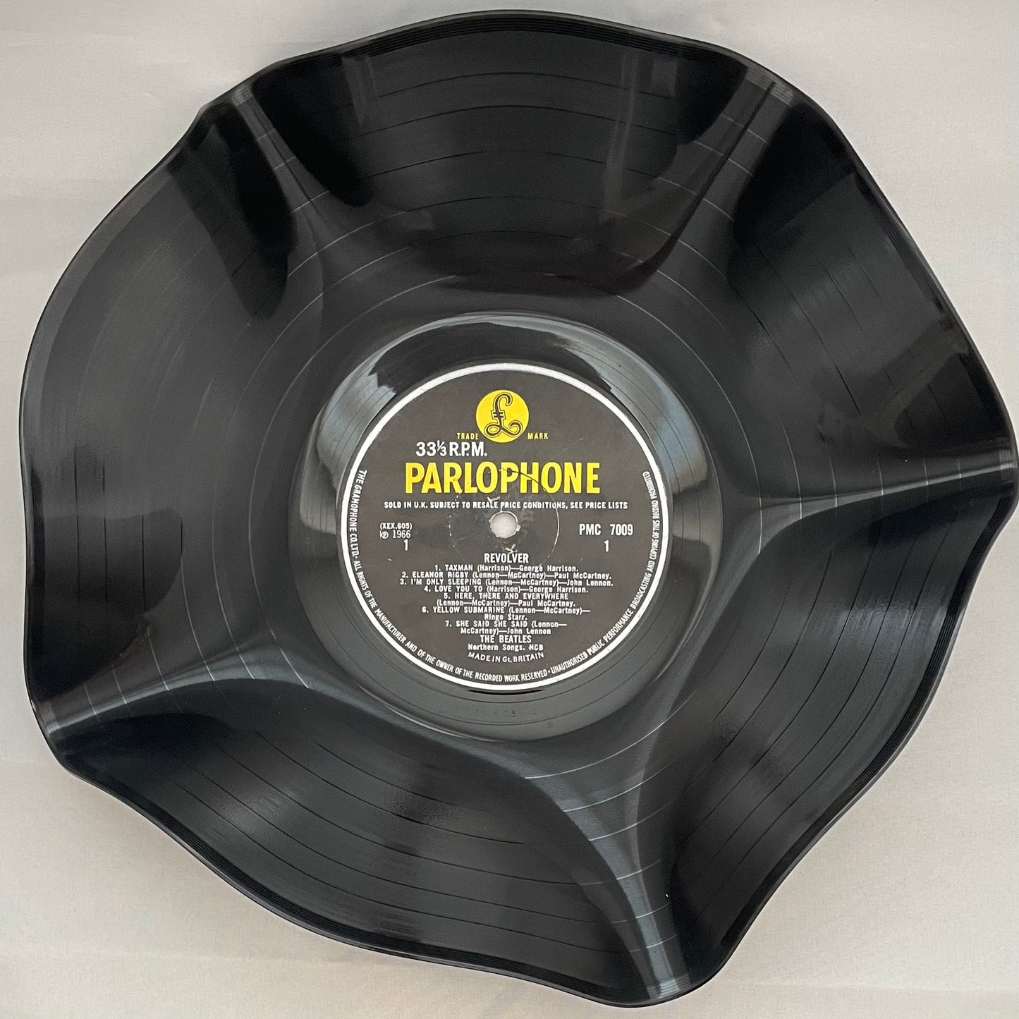 The 'Revolver’ 12" Vinyl Record Bowl