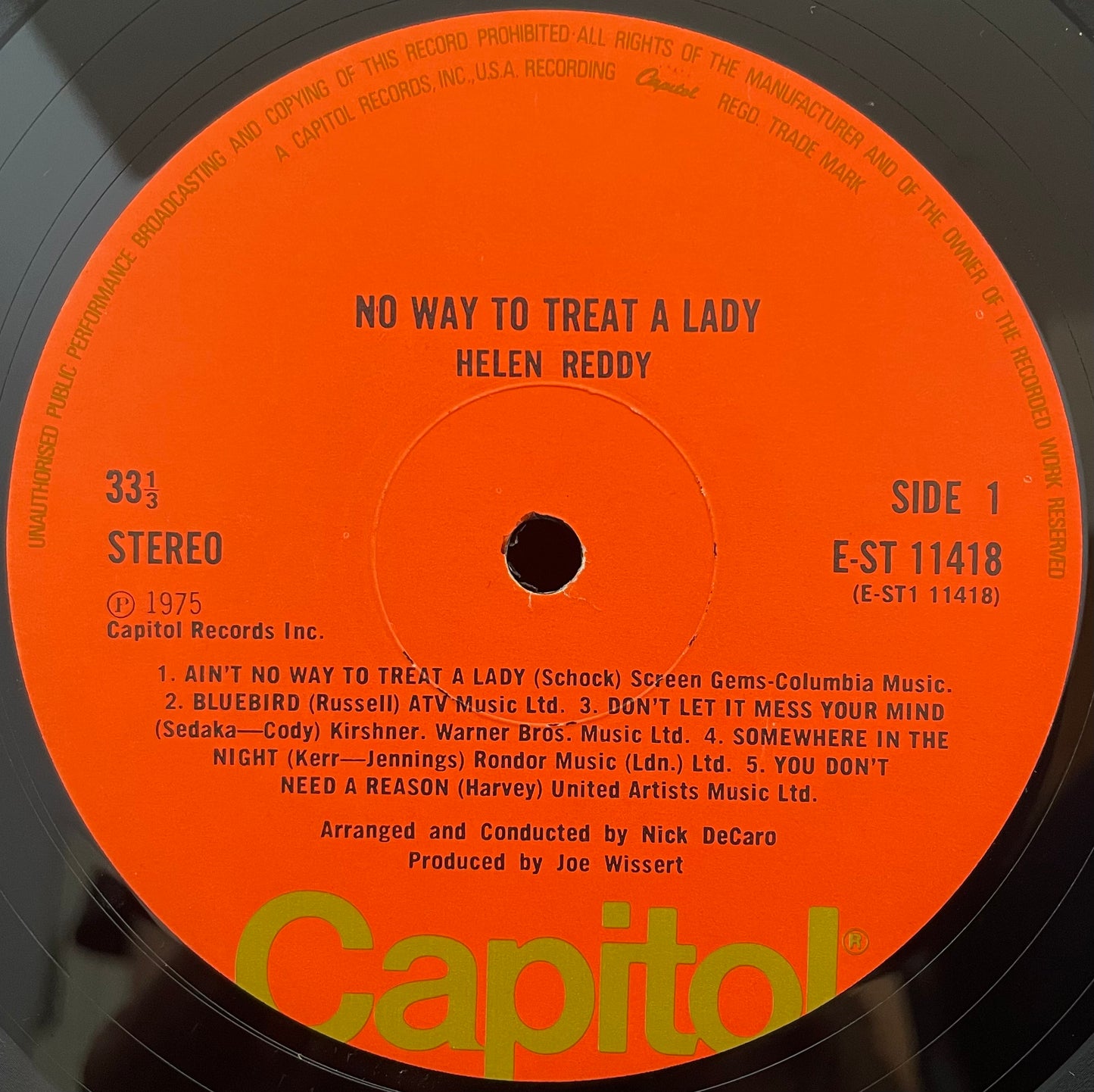 Helen Reddy – No Way To Treat A Lady – USED Vinyl LP