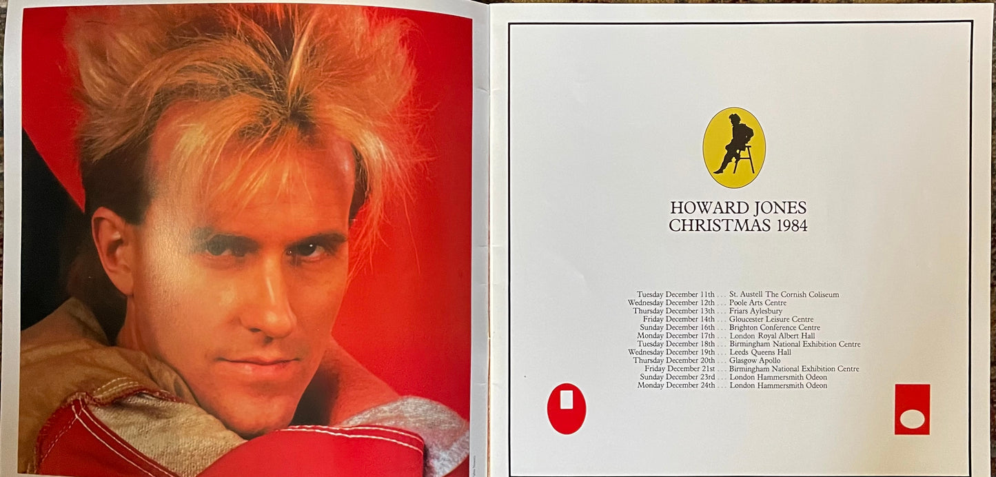 Howard Jones Christmas 1984 Tour Programme