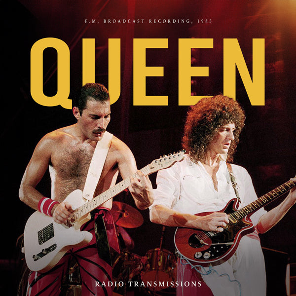 QUEEN - RADIO TRANSMISSIONS, 1985 - Vinyl LP WHITE