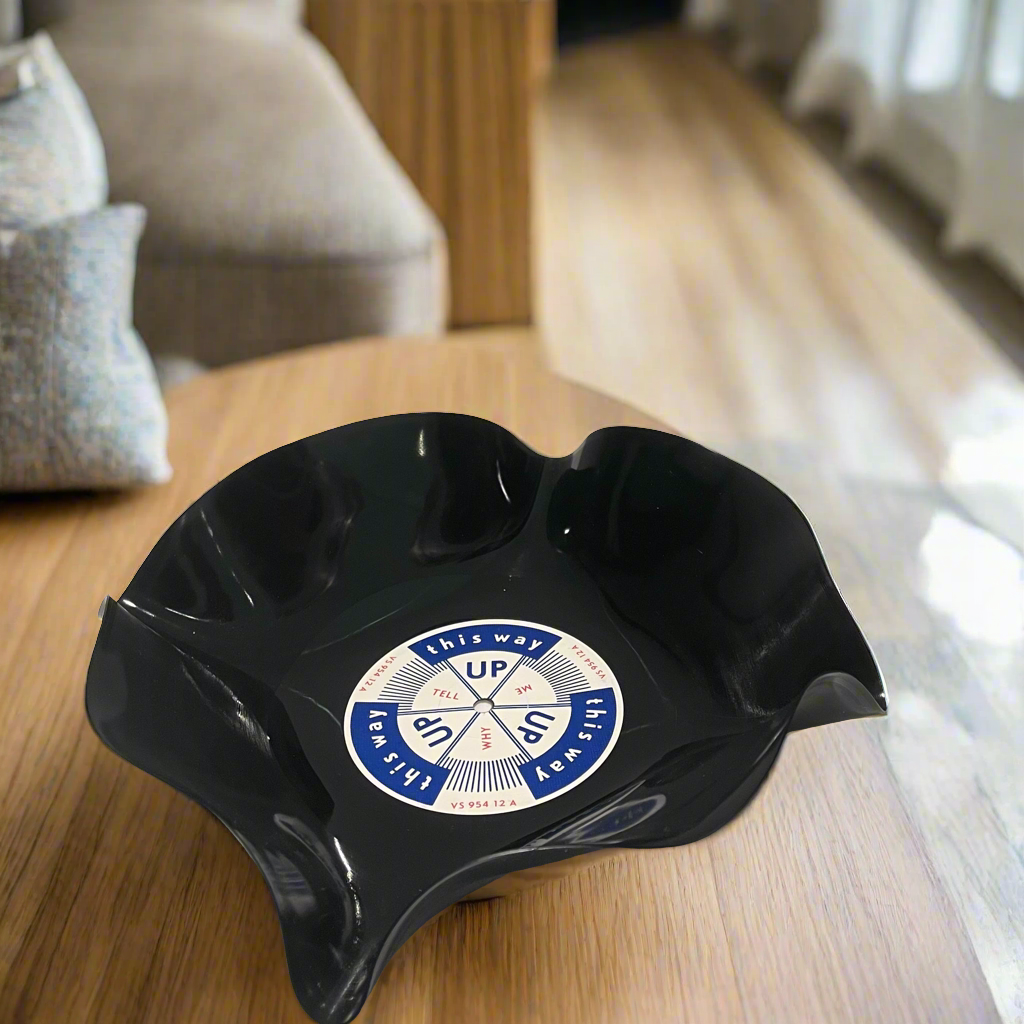 The 'This Way Up’ 12" Vinyl Record Bowl