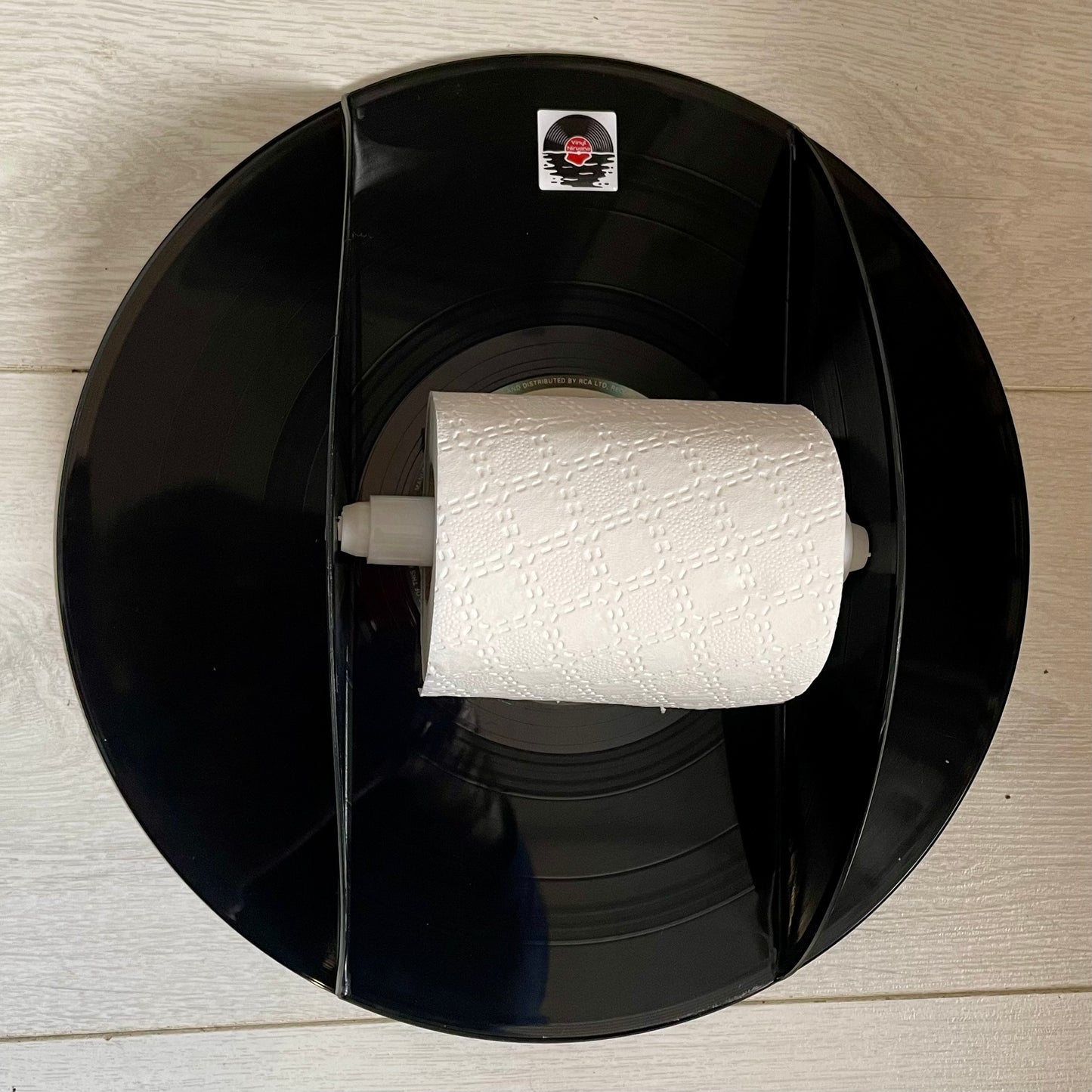 The 'Motown' Vinyl Record Toilet Roll Holder