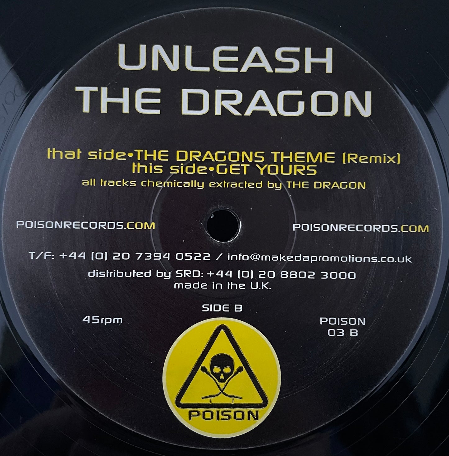 The Dragon – Unleash The Dragon – USED Vinyl 2x12" Single