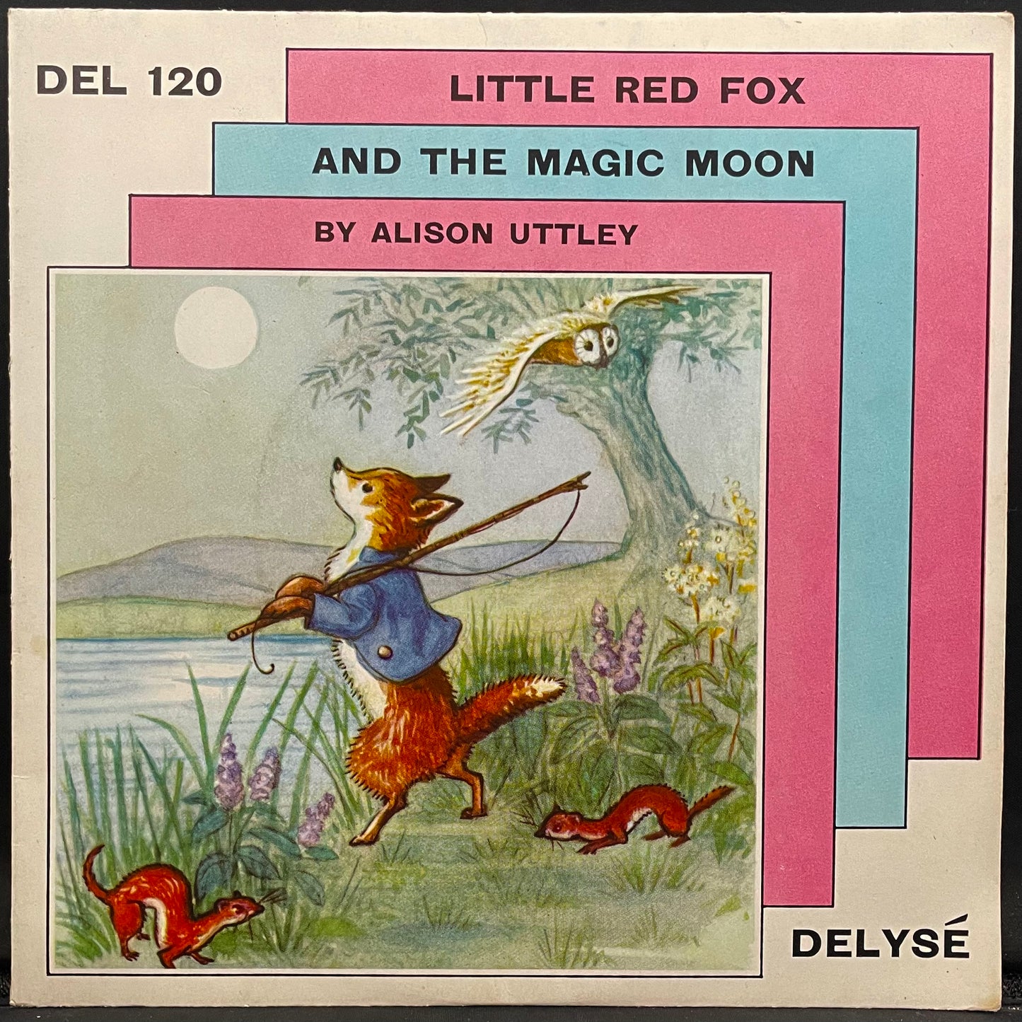 Alison Uttley / David Davis – Little Red Fox And The Magic Moon – USED Vinyl 7" Single