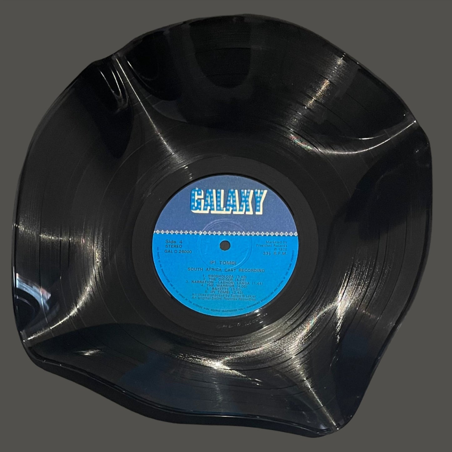 The 'Galaxy' 12" Vinyl Record Bowl