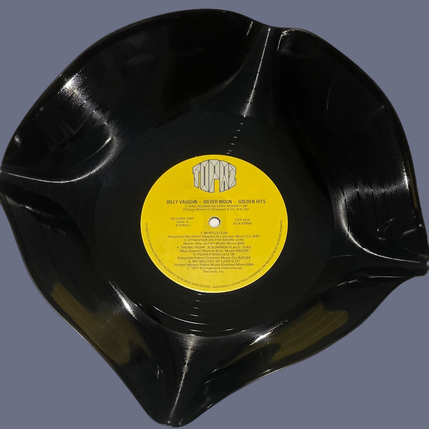 The 'Topaz 2’ 12" Vinyl Record Bowl