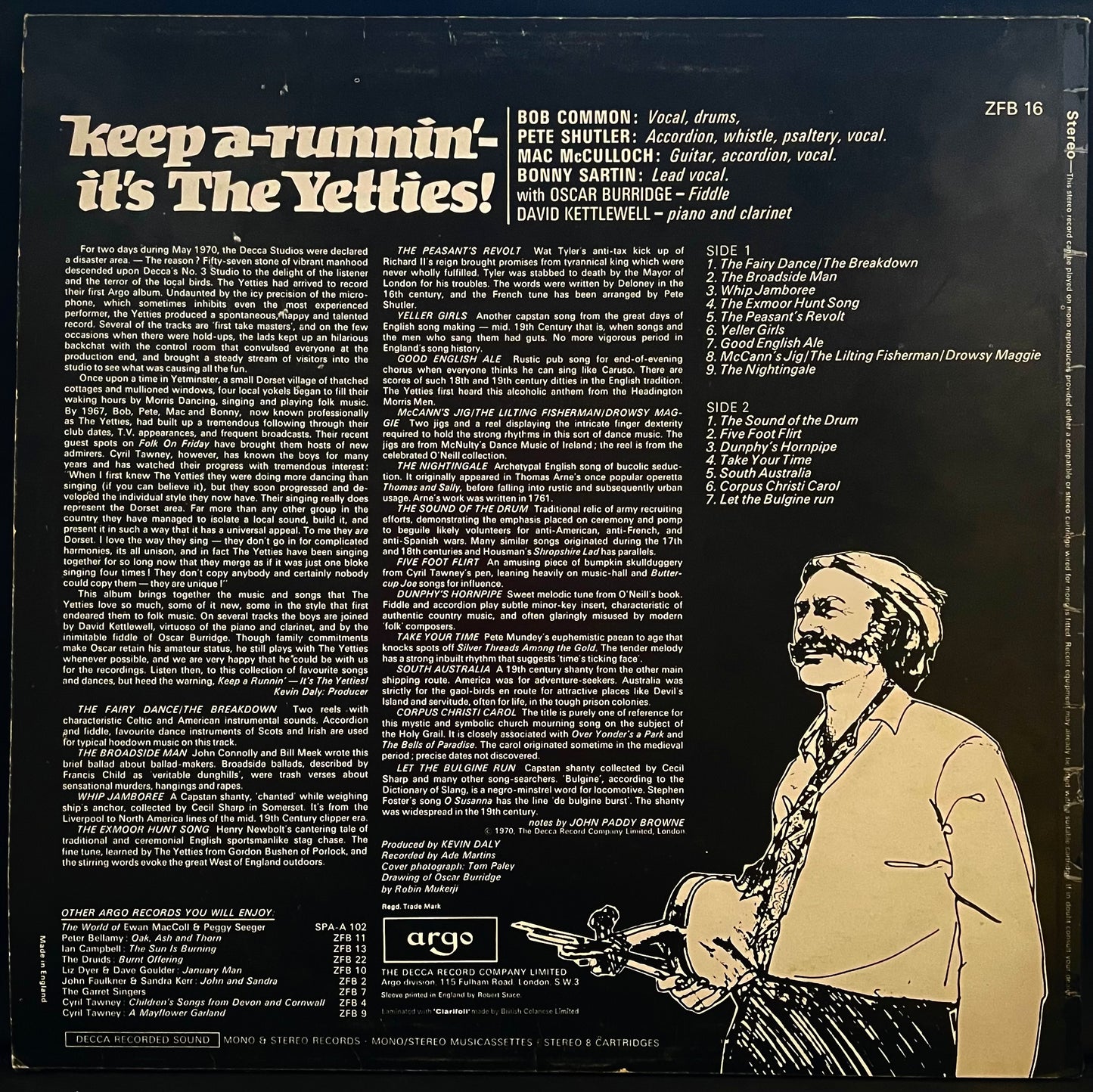 The Yetties – Keep A-Runnin' - It's The Yetties! – USED Vinyl LP