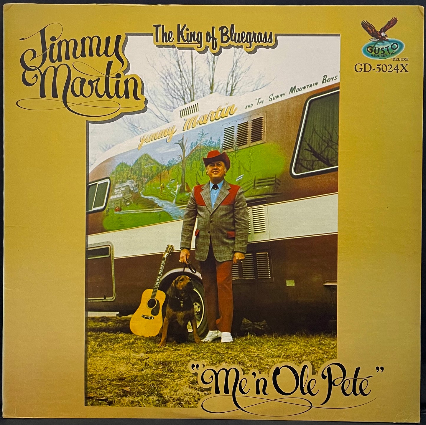 Jimmy Martin – Me 'N Ole Pete –USED Vinyl LP