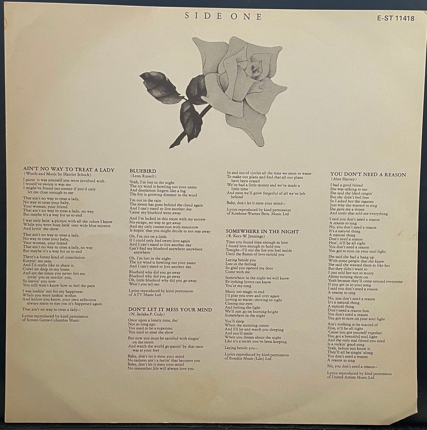 Helen Reddy – No Way To Treat A Lady – USED Vinyl LP