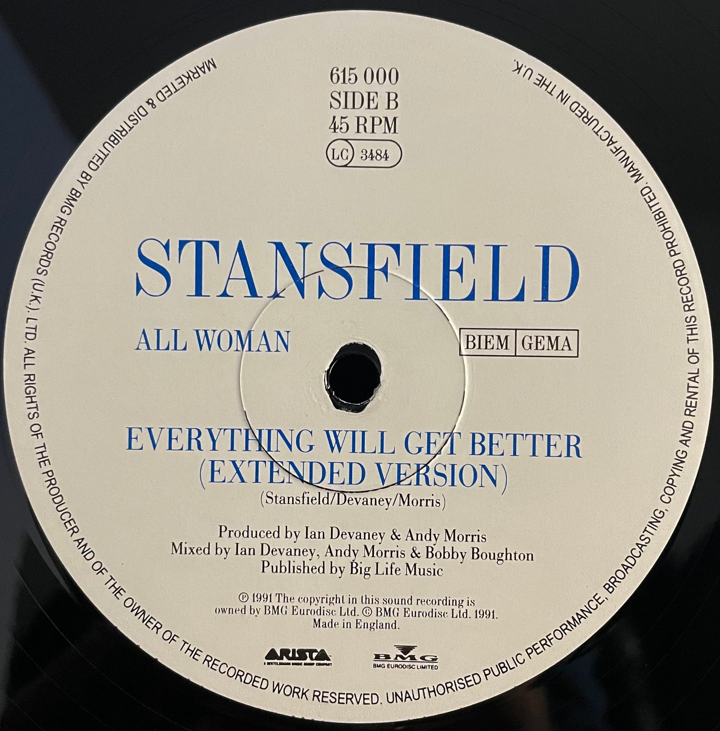 Lisa Stansfield – All Woman – USED Vinyl 12" Single