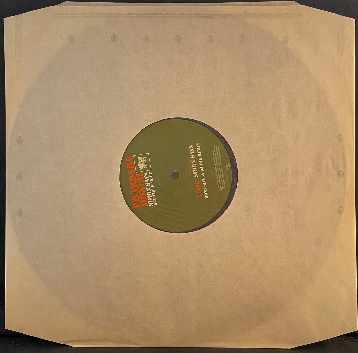 Pharoahe Monch – Simon Says (Roni Size & DJ Die Remix) – USED Vinyl 12" Single