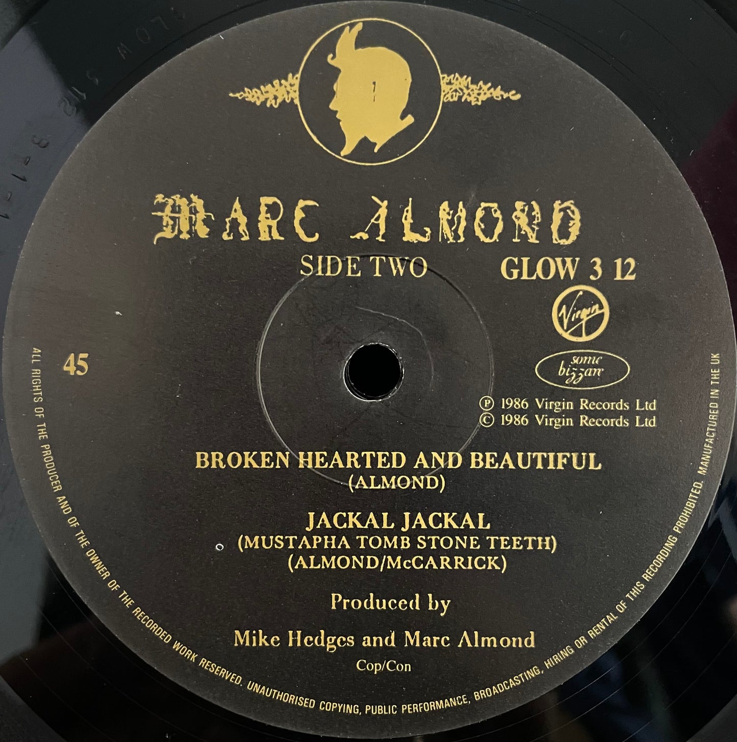 Marc Almond – Ruby Red (Stained E.P) – USED Vinyl 12" EP