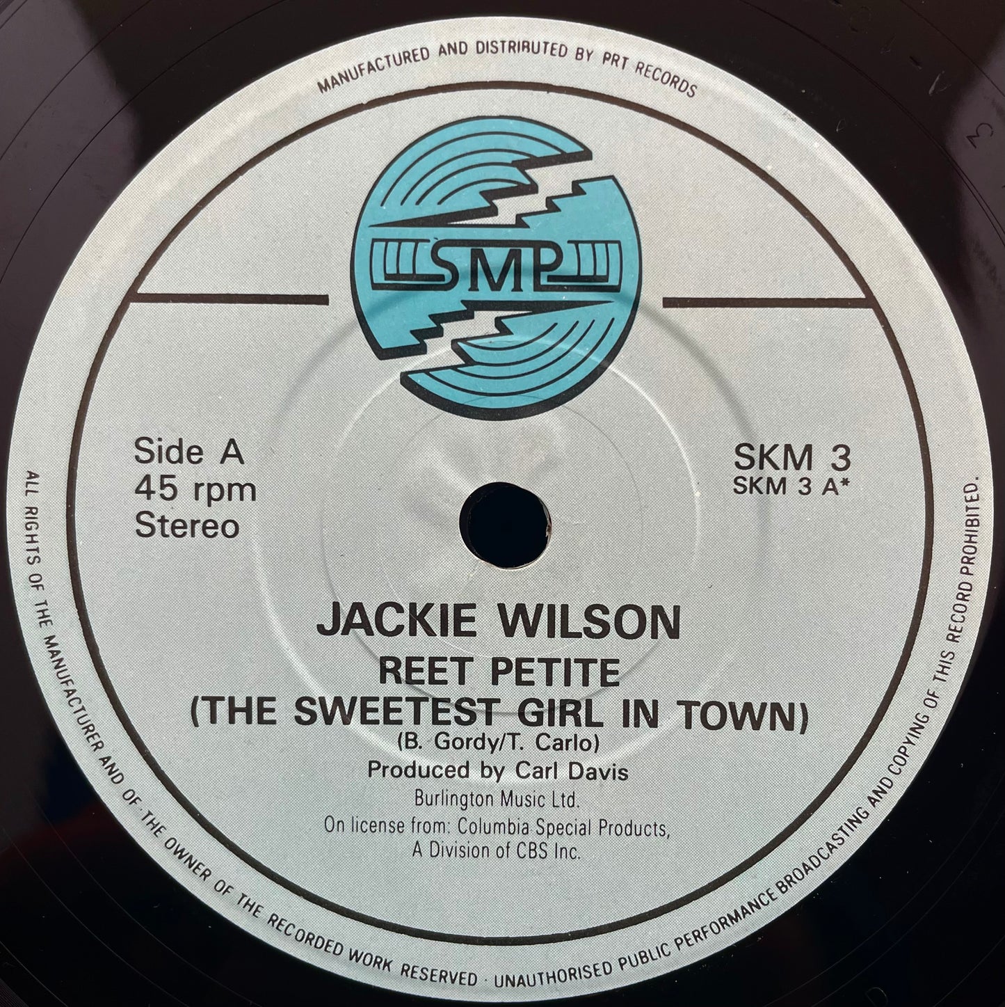 Jackie Wilson – Reet Petite – USED Vinyl 7" Single