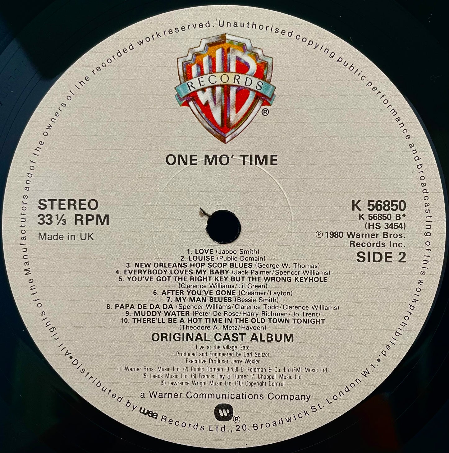 Various – One Mo' Time (Original Cast Album) - USED Vinyl LP