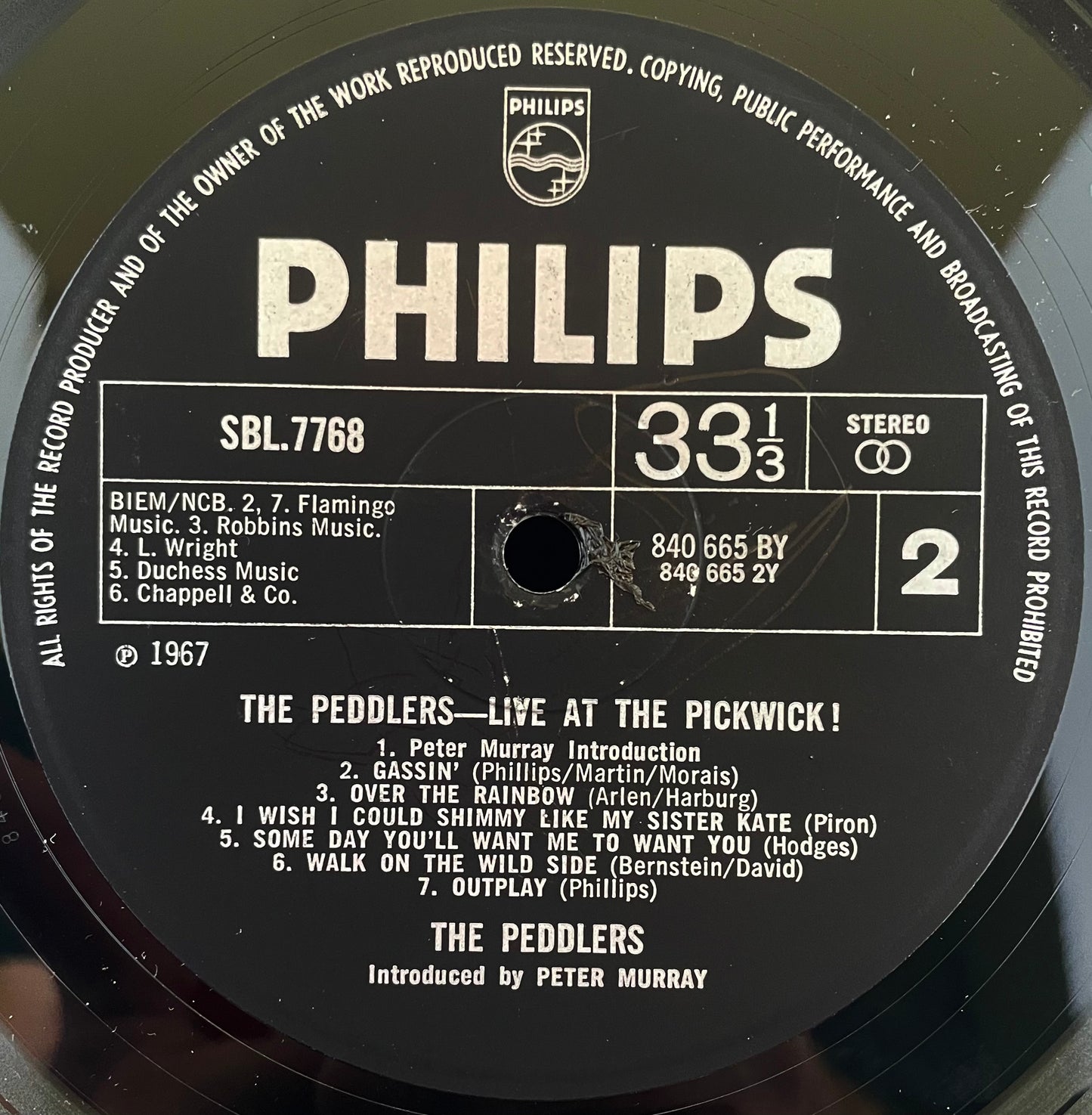 The Peddlers – Live At The Pickwick! - USED Vinyl LP