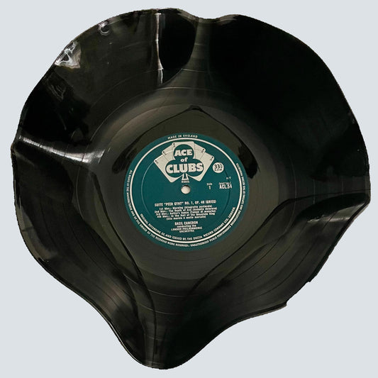 The 'Ace Of Clubs’ 12" Vinyl Record Bowl