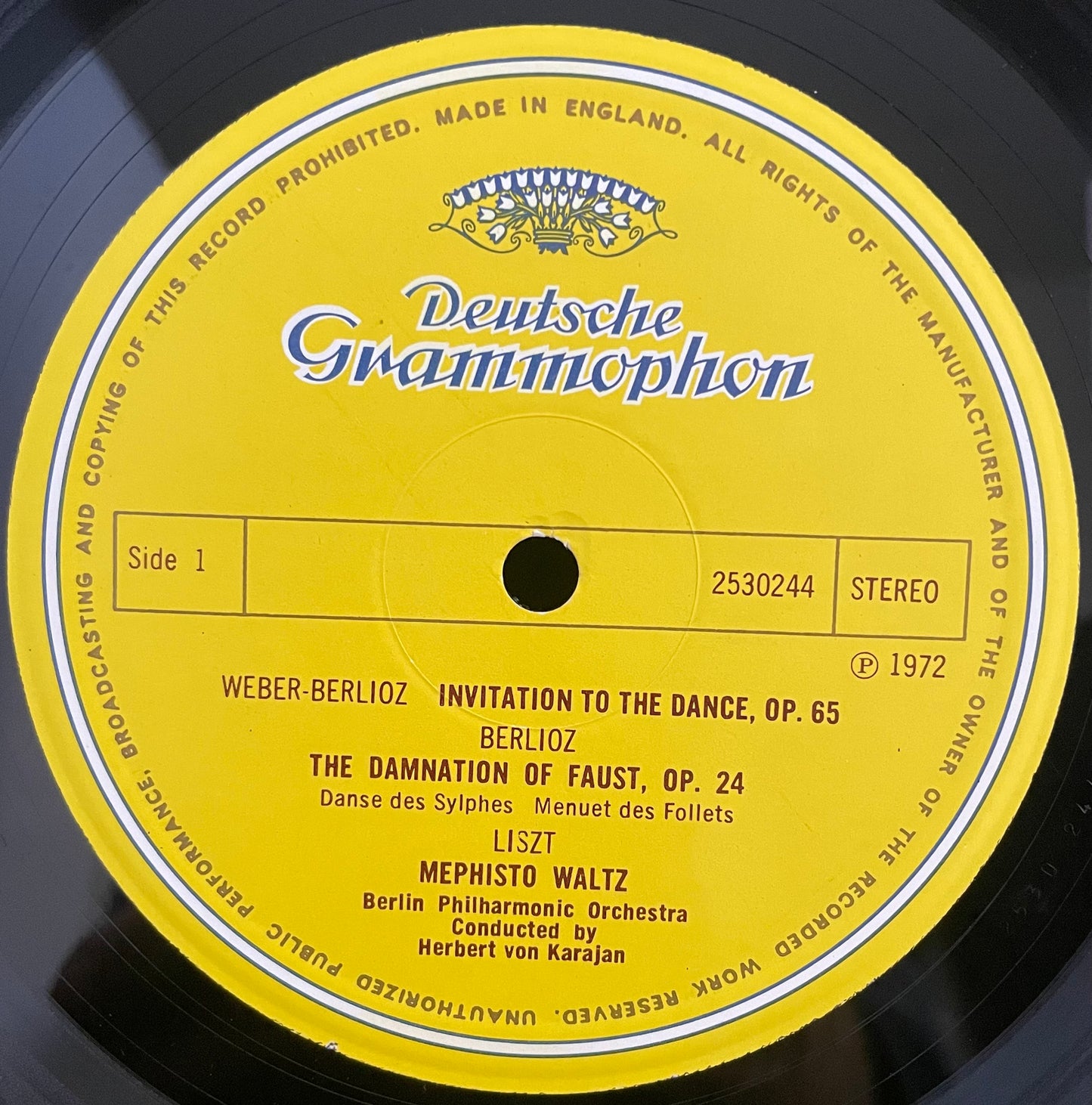 Herbert von Karajan, Berlin Philharmonic – Invitation To The Dance – USED Vinyl LP