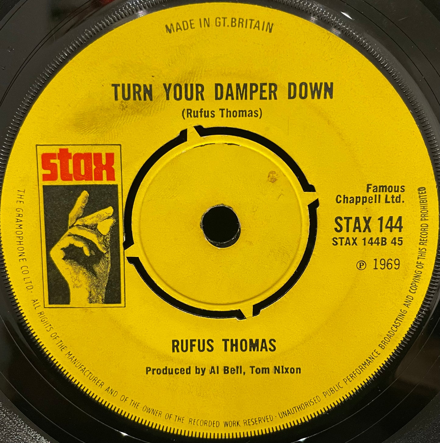 Rufus Thomas – Do The Funky Chicken – USED Vinyl 7" Single