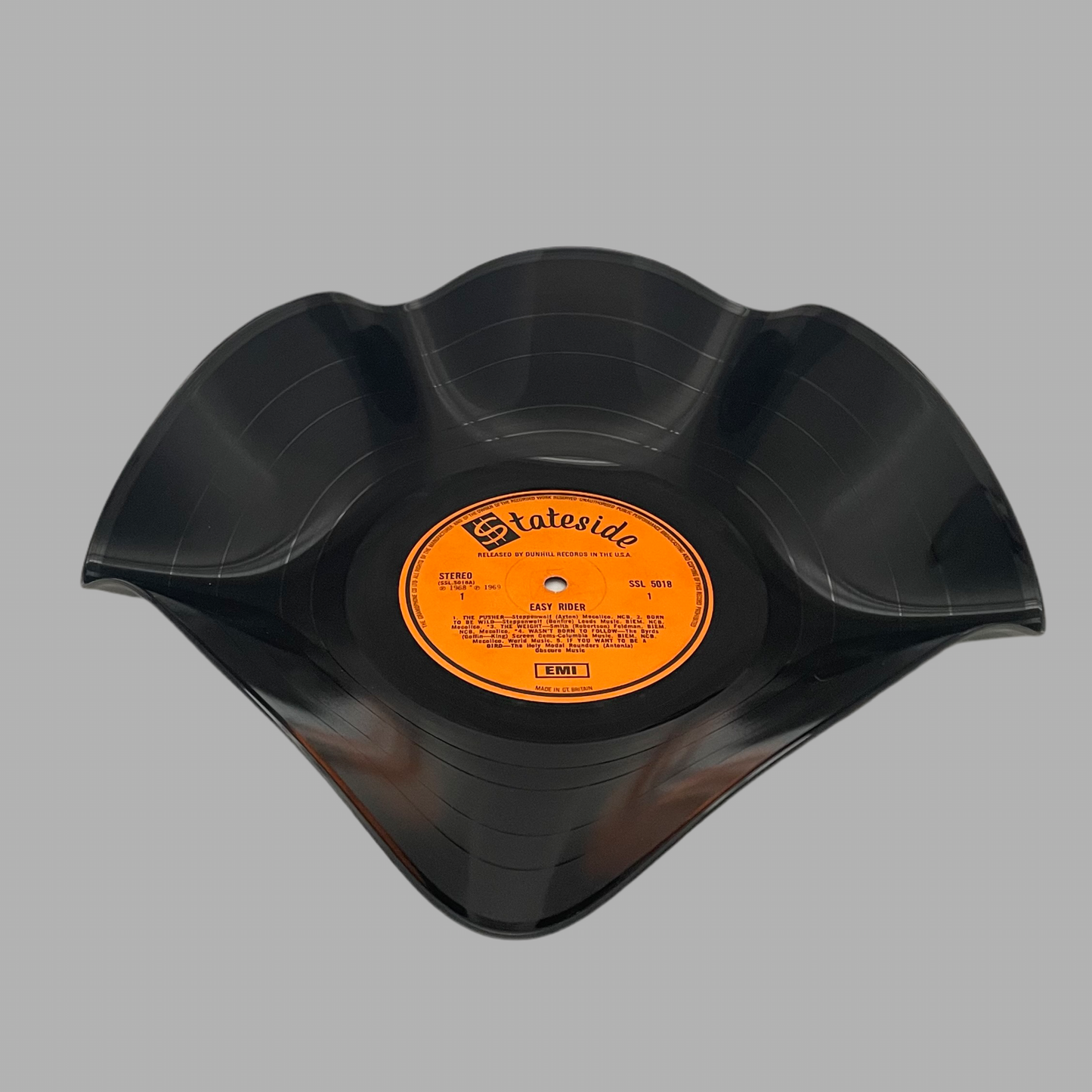 The 'Stateside’ 12" Vinyl Record Bowl