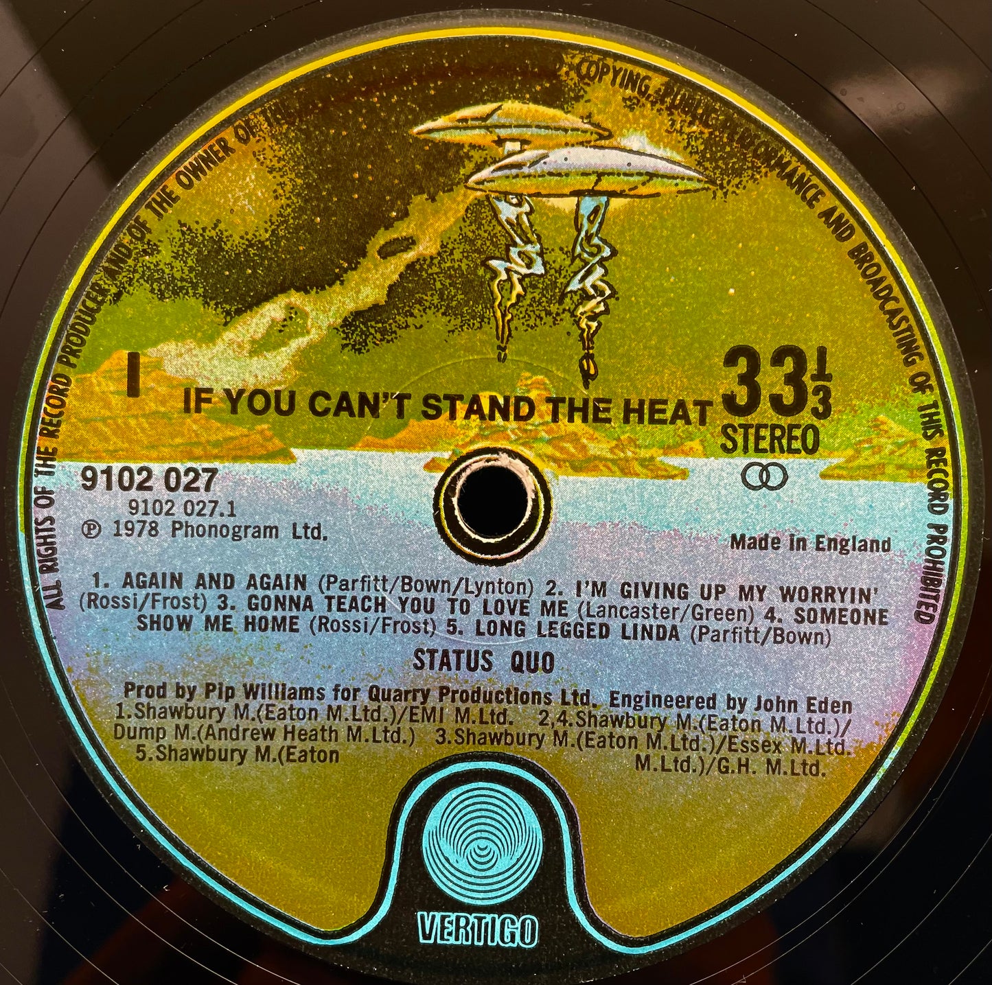 Status Quo ‎– If You Can't Stand The Heat... – USED Vinyl LP