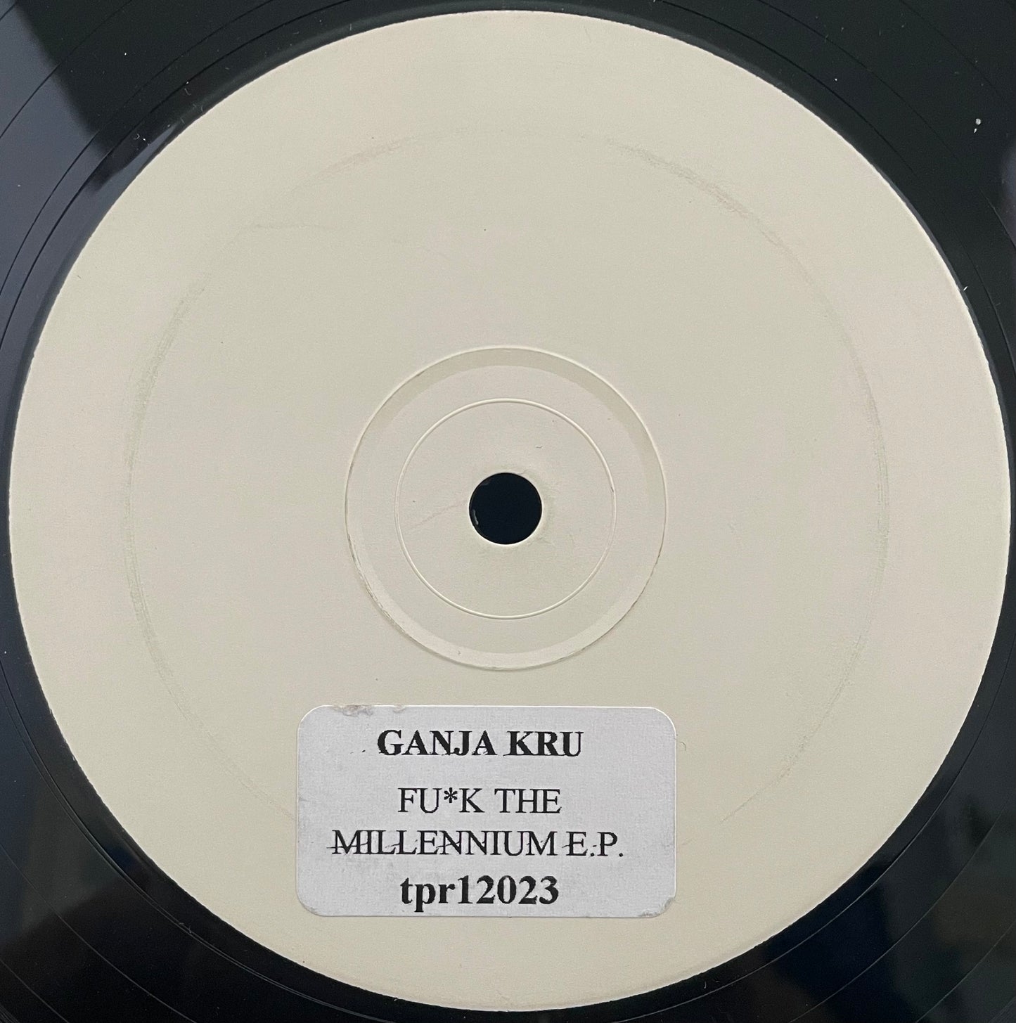 The Ganja Kru – Fu*k The Millennium EP – USED Vinyl 3x12" Single White Labels