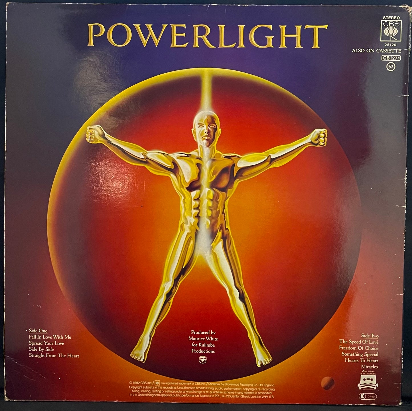 Earth, Wind & Fire – Powerlight – USED Vinyl LP