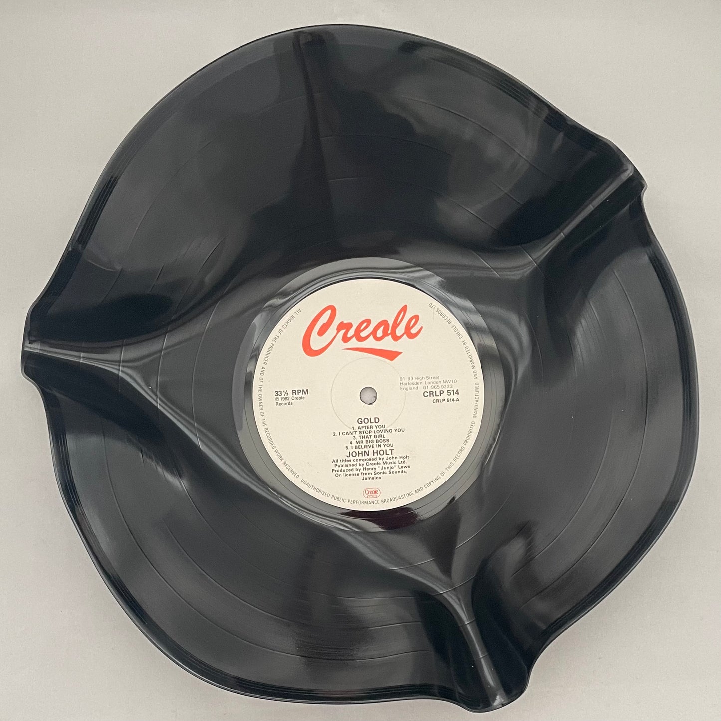 The 'Creole’ 12" Vinyl Record Bowl