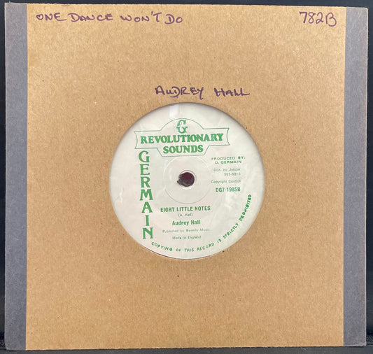 Audrey Hall – One Dance Won't Do - USED Vinyl 7" Single