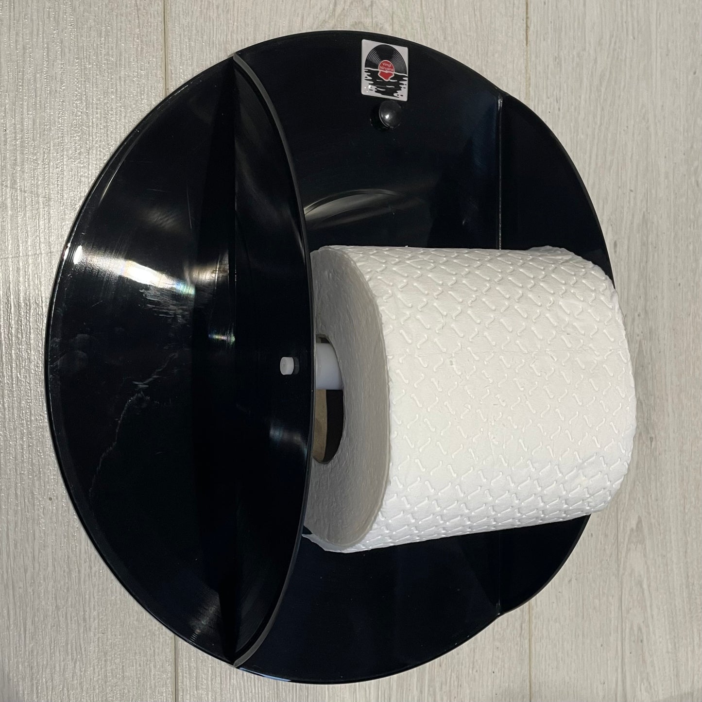 The ‘Vinyl Nirvana’ Vinyl Record Toilet Roll Holder