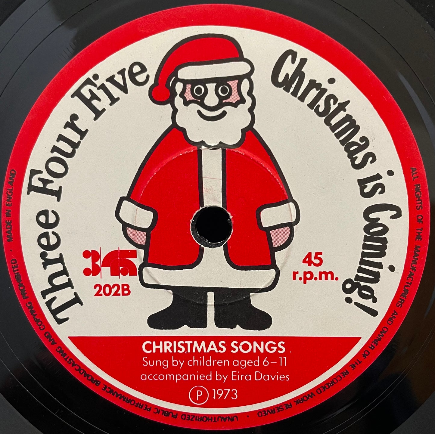 Children Accompanied By Eira Davies – Christmas Is Coming - USED Vinyl 7" Single