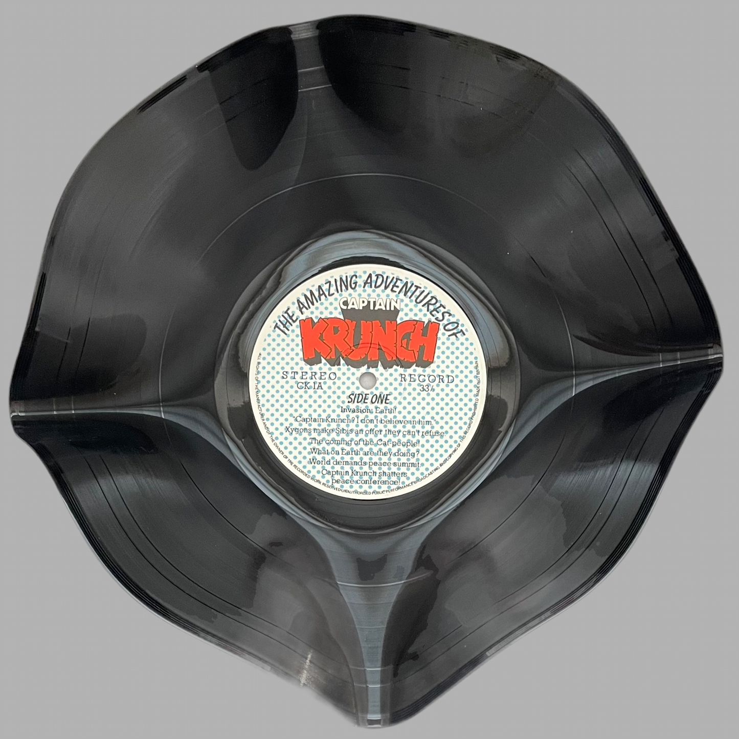 The 'Krunch' 12" Vinyl Record Bowl