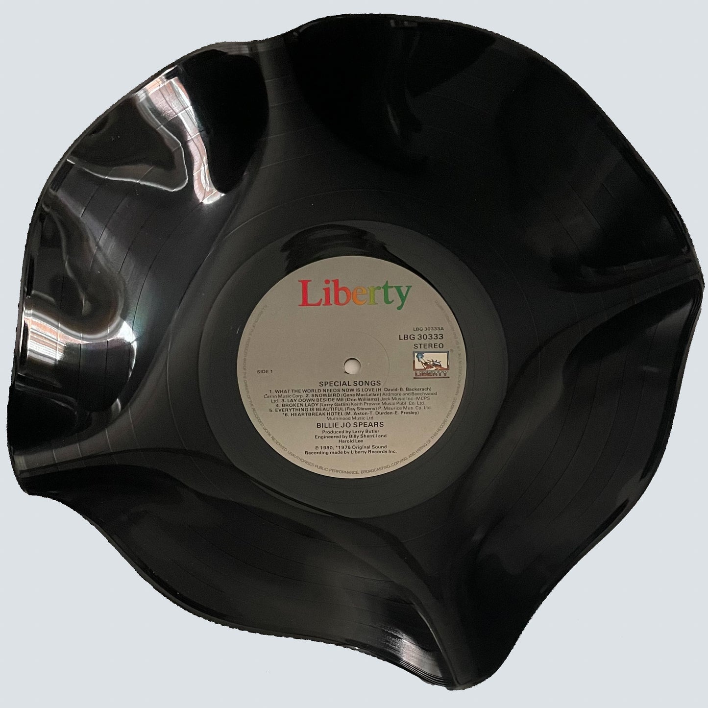 The 'Liberty Bowl’ 12" Vinyl Record Bowl