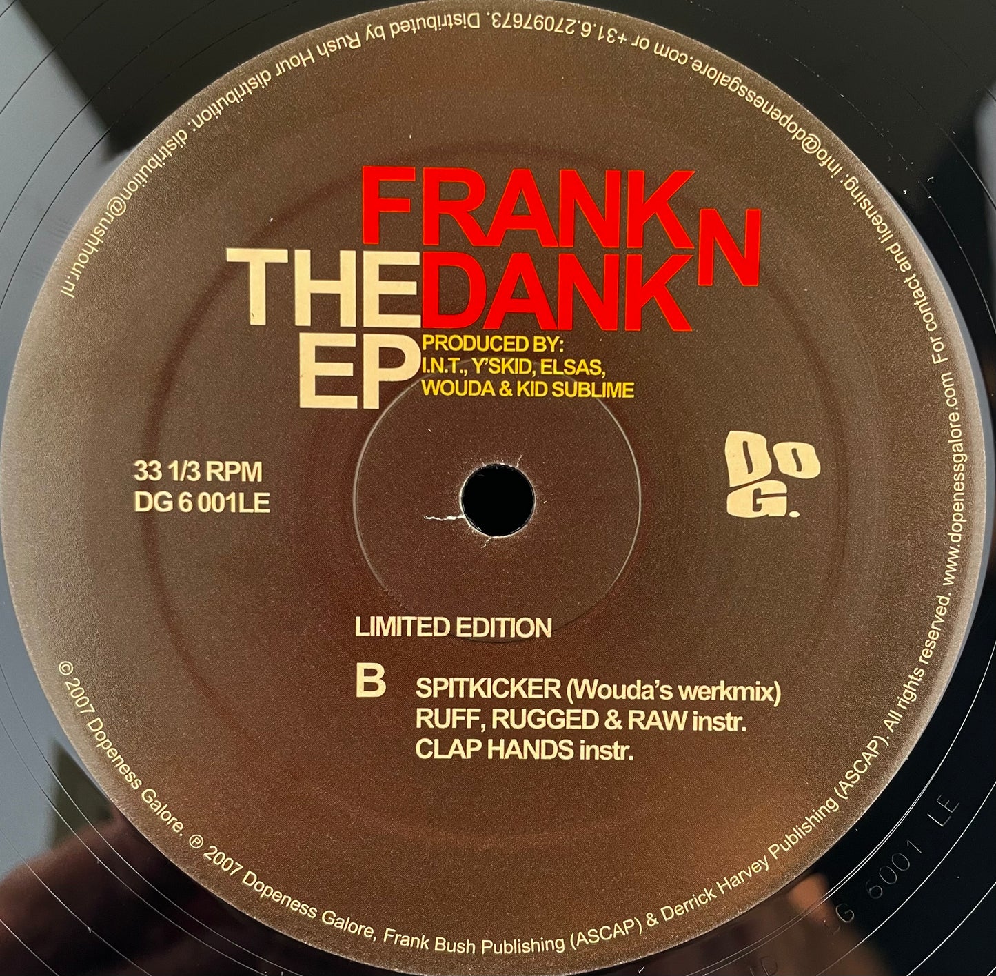 Frank N Dank – The EP - USED Vinyl 12" 2EP