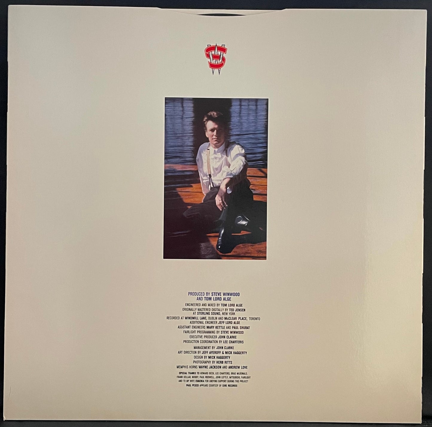 Steve Winwood – Roll With It – USED Vinyl LP