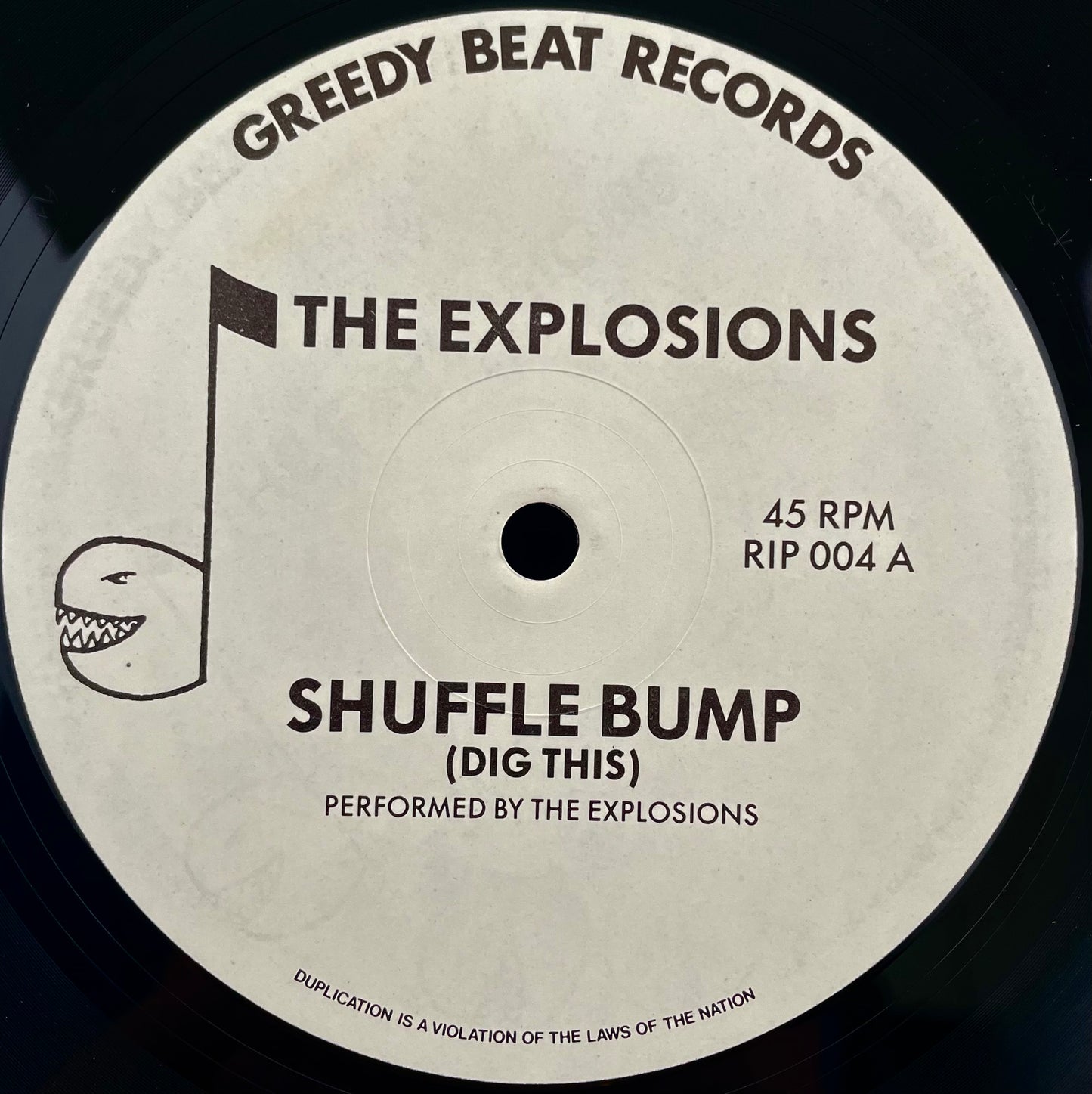 The Explosions – Shuffle Bump - USED Vinyl 12" Single