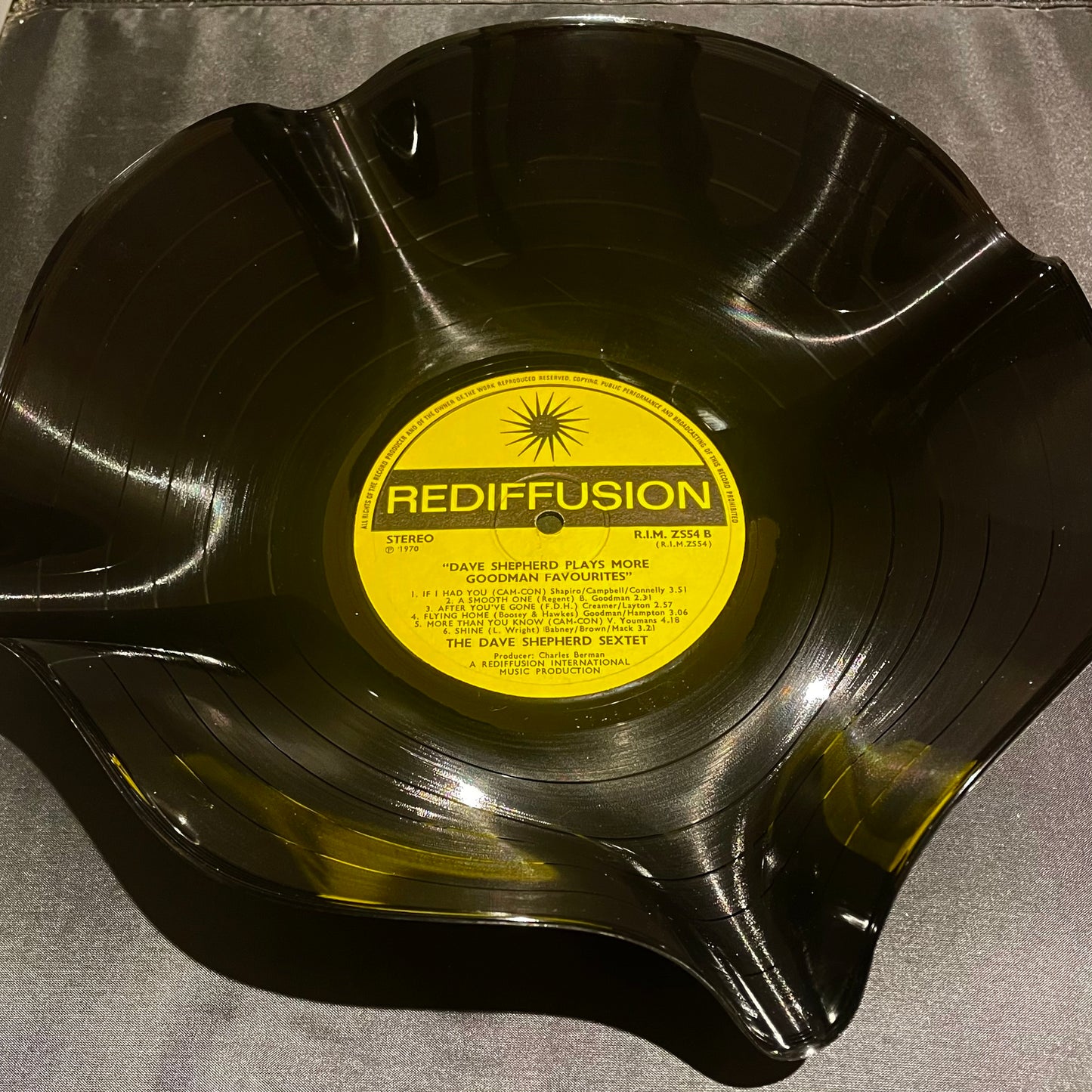 The 'Rediffusion' 12" Vinyl Record Bowl