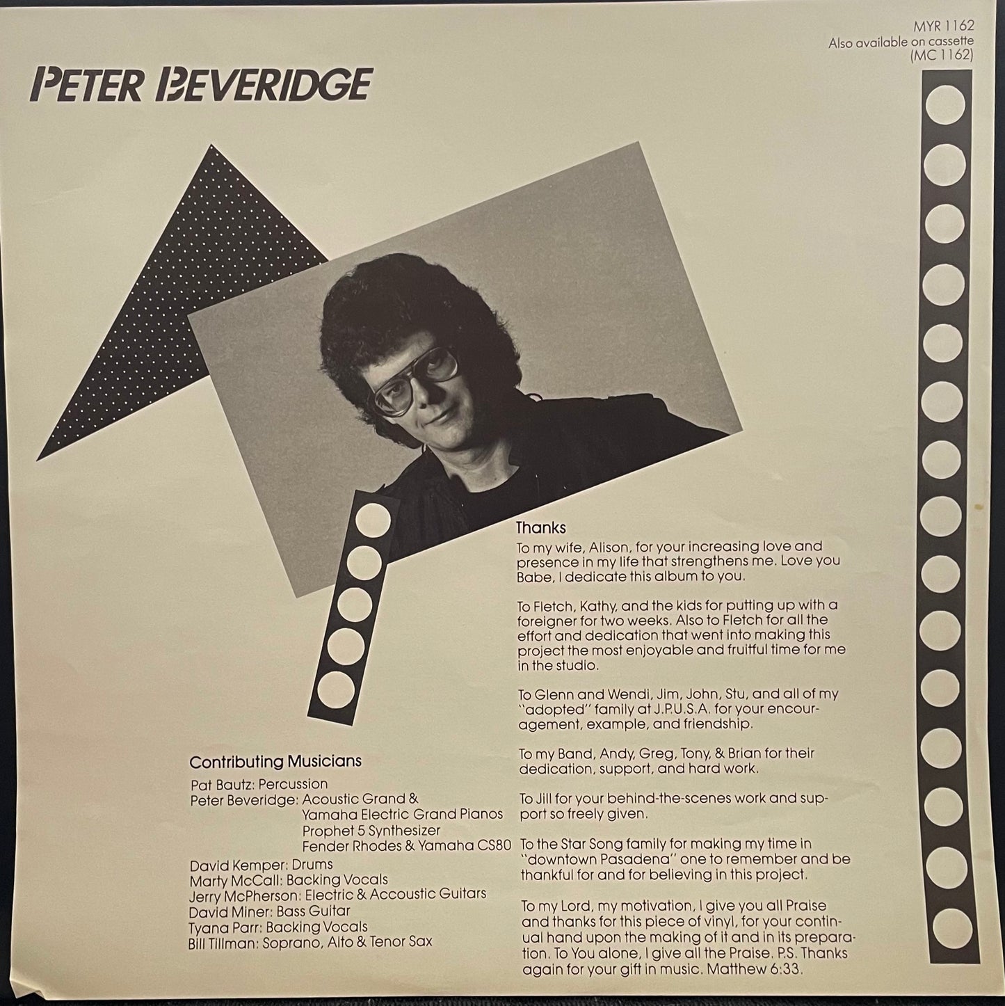 Peter Beveridge – Grinding Wheel - USED Vinyl LP