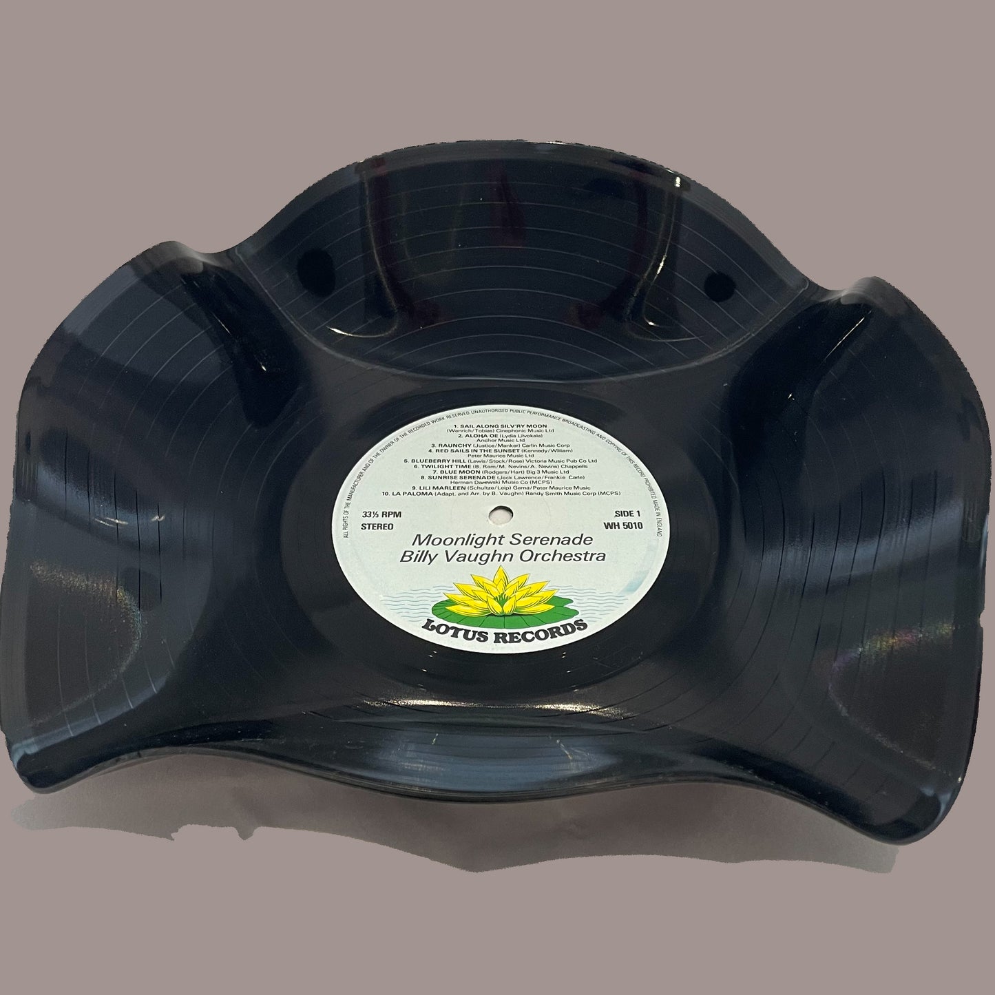 The 'Lotus’ 12" Vinyl Record Bowl