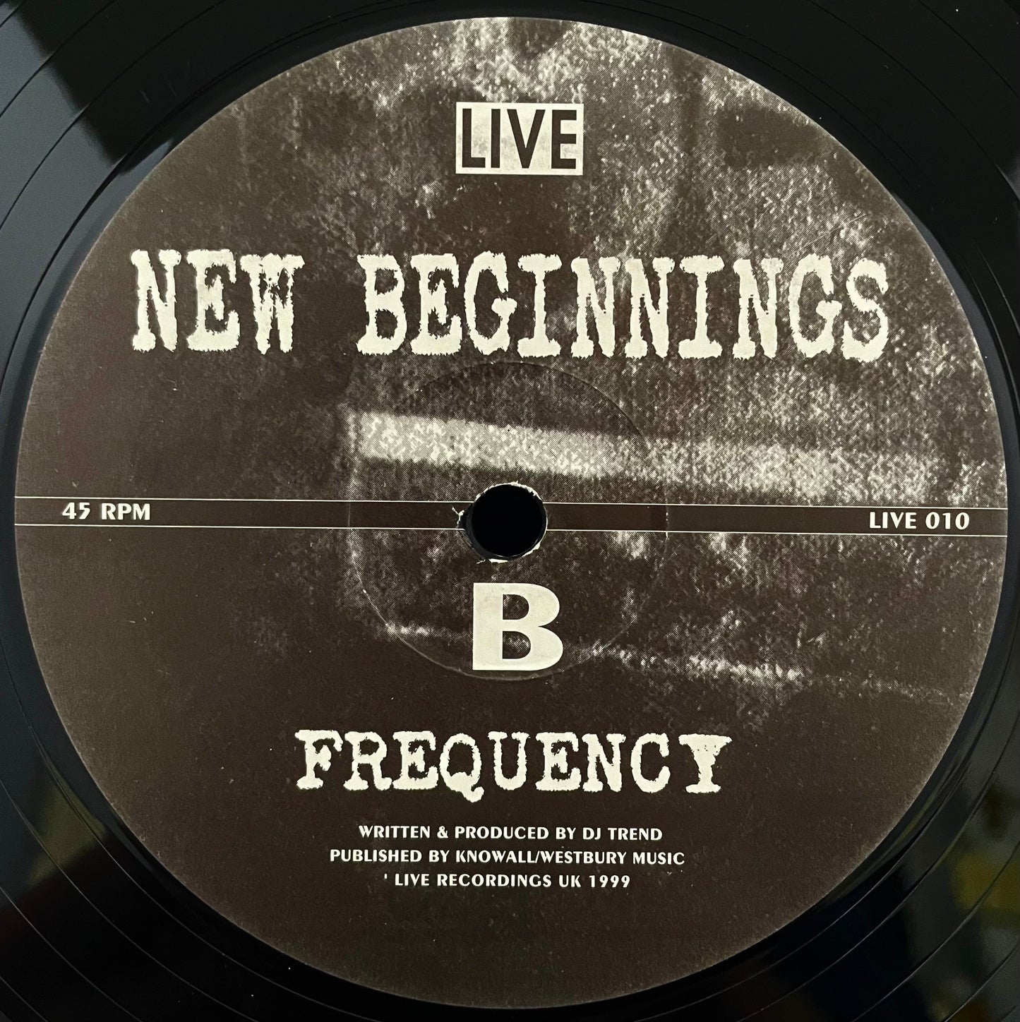 DJ Trend – New Beginnings – USED Vinyl 3x12" Single