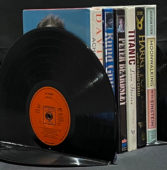 The 'CBS' 12" Vinyl Record Bookends