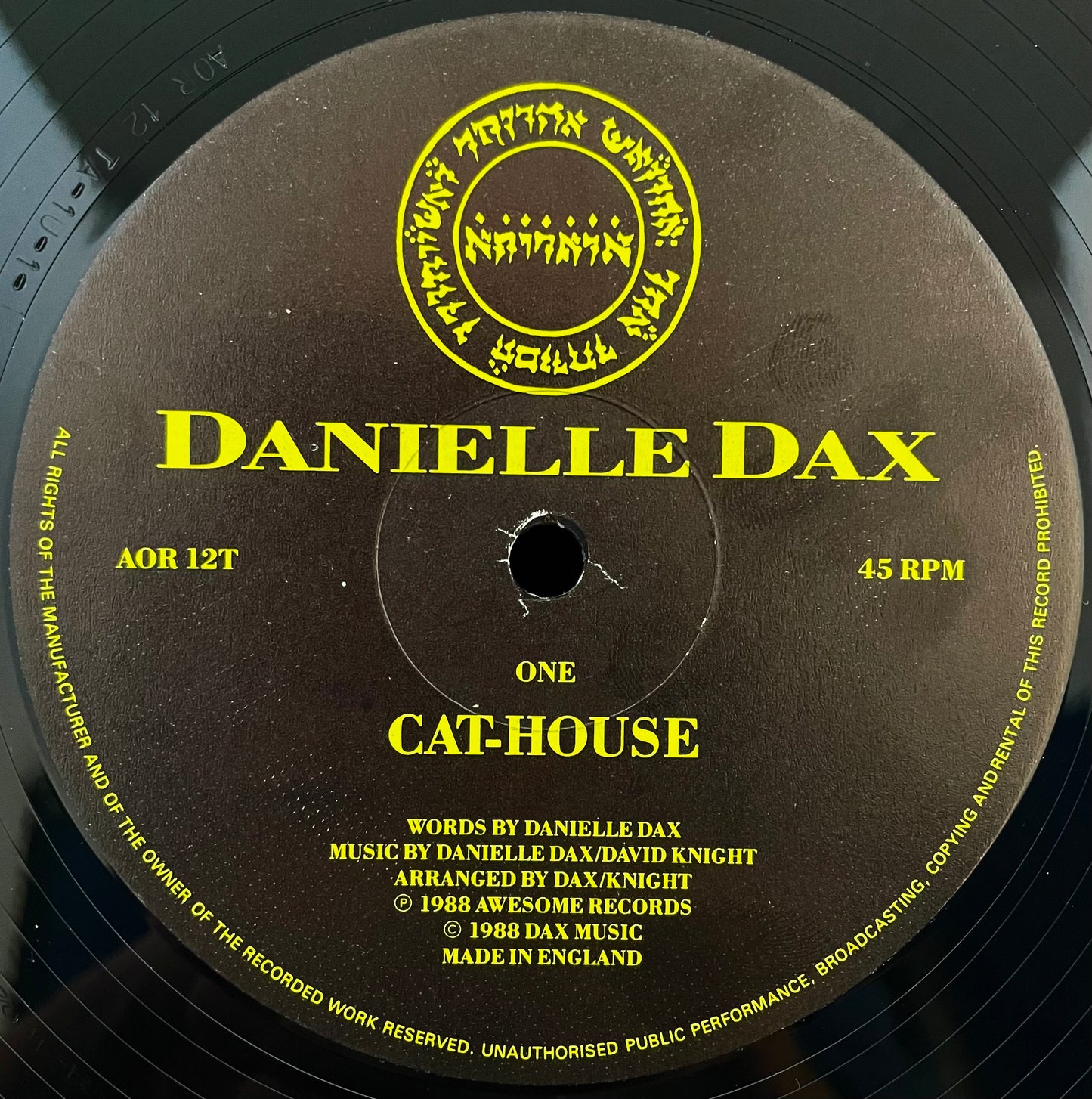 Danielle Dax – Cat-House – USED Vinyl 12" Single