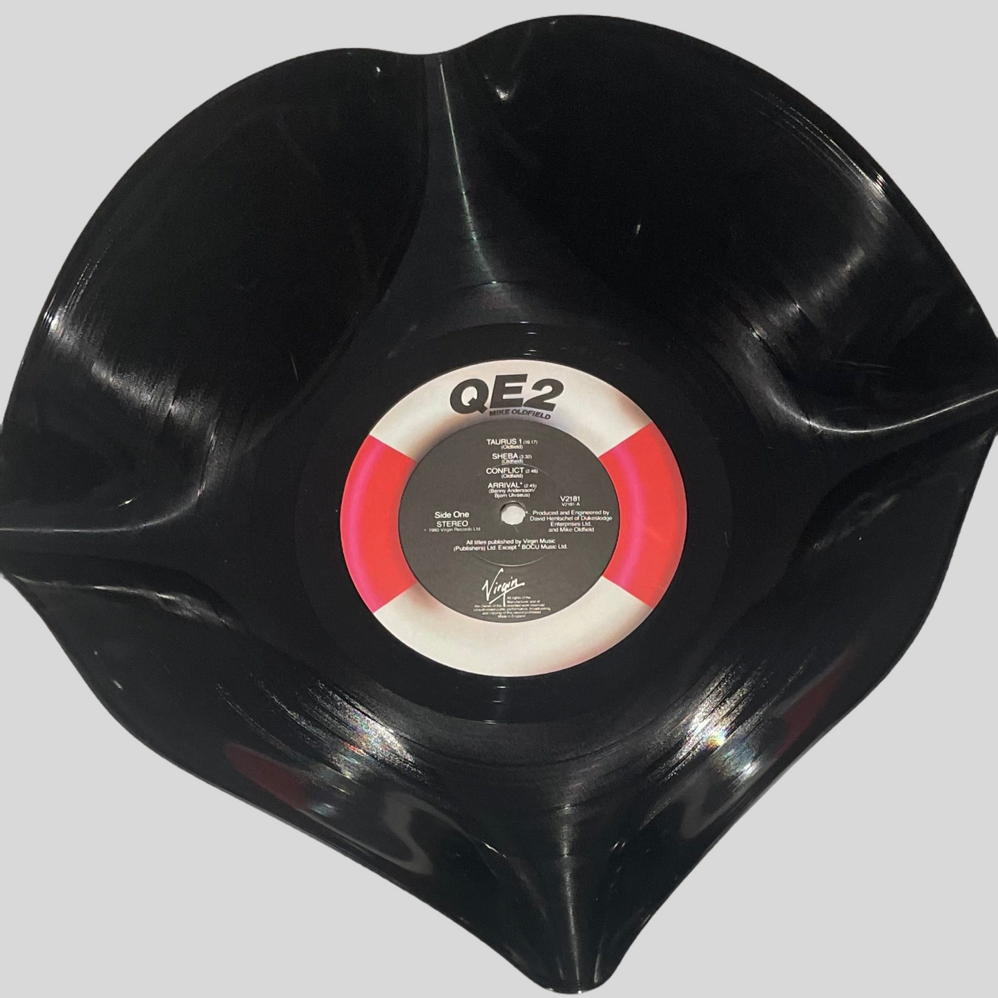 The 'QE2’ 12" Vinyl Record Bowl