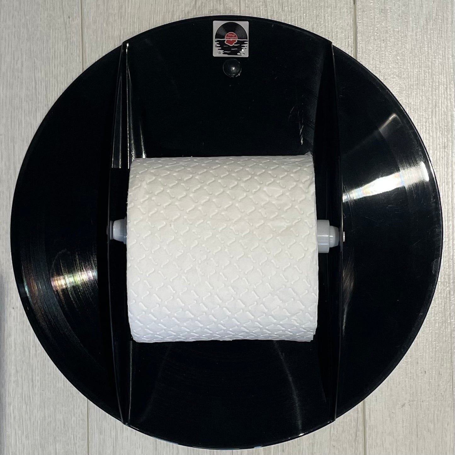 The ‘Vinyl Nirvana’ Vinyl Record Toilet Roll Holder