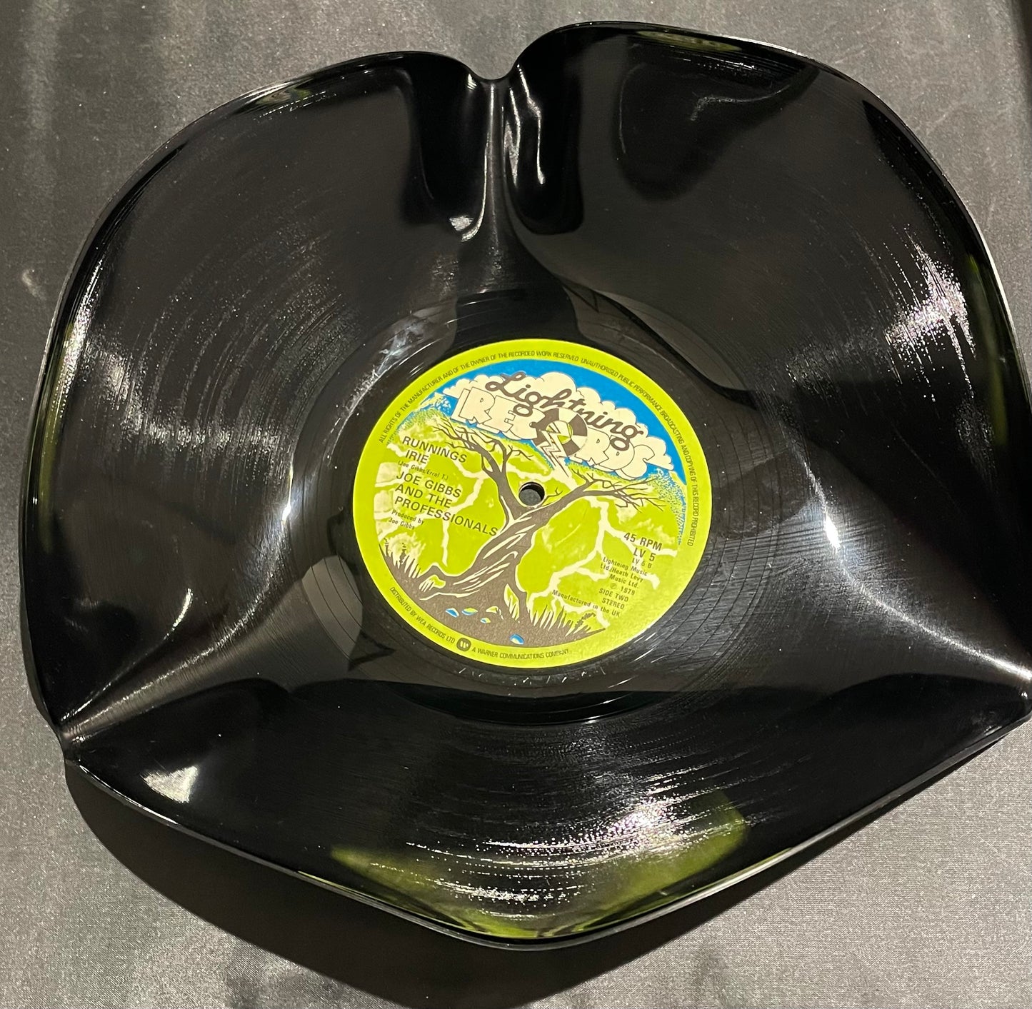 The 'Lightning’ 12" Vinyl Record Bowl